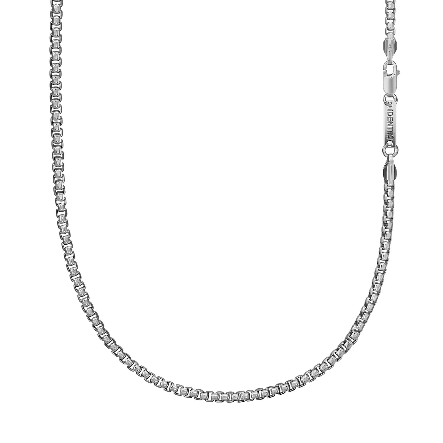 VENEZIANERKETTE 925 SILBER RHODINIERT 3,30MM