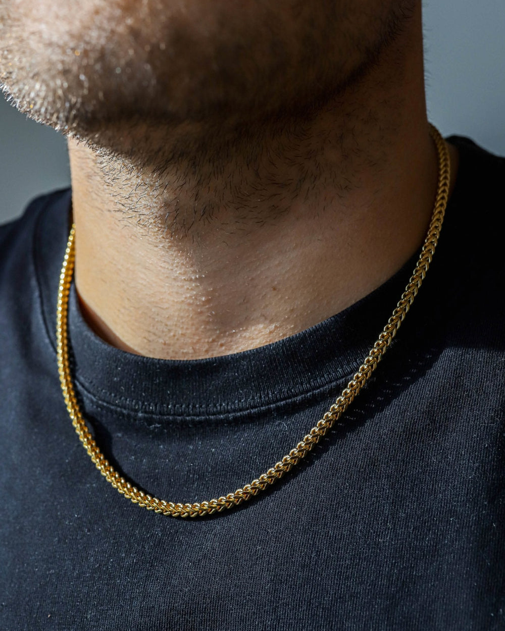 CLEAN FRANCO CHAIN. - 3MM 18K GOLD