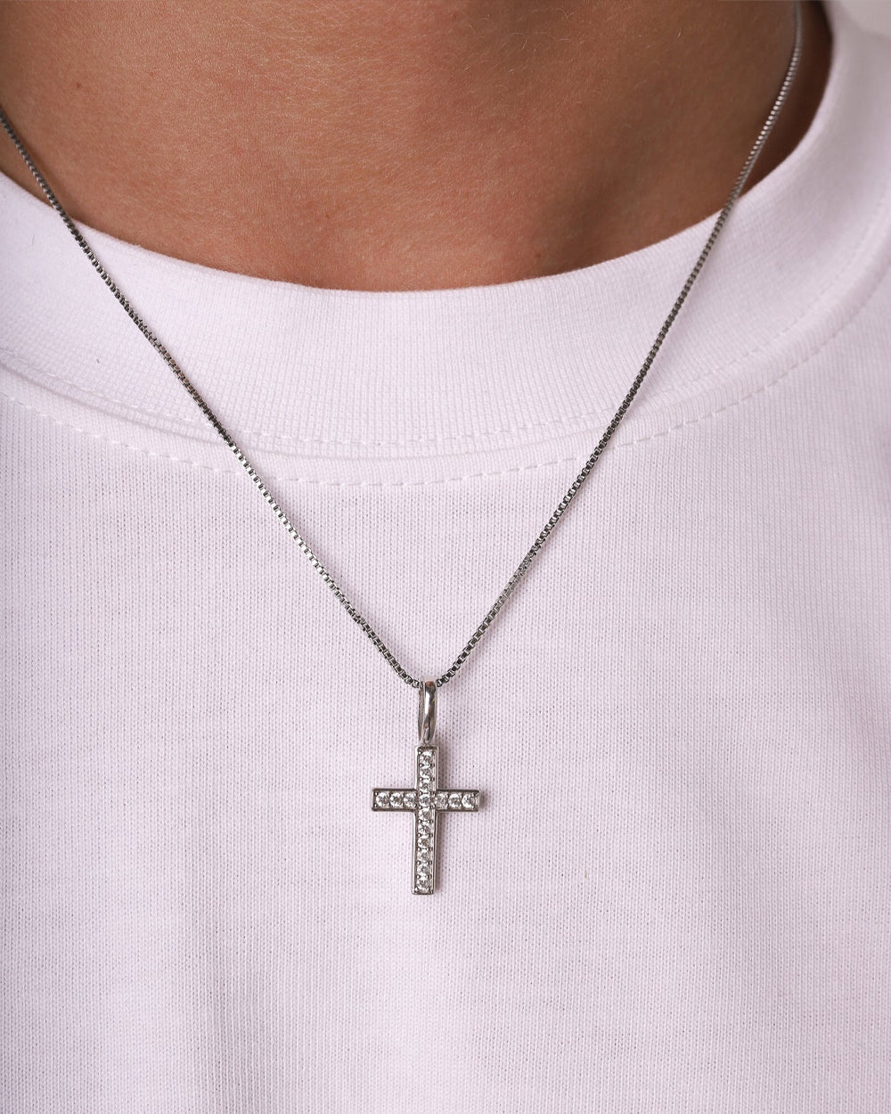 FAITH PENDANT 925. - WHITE GOLD