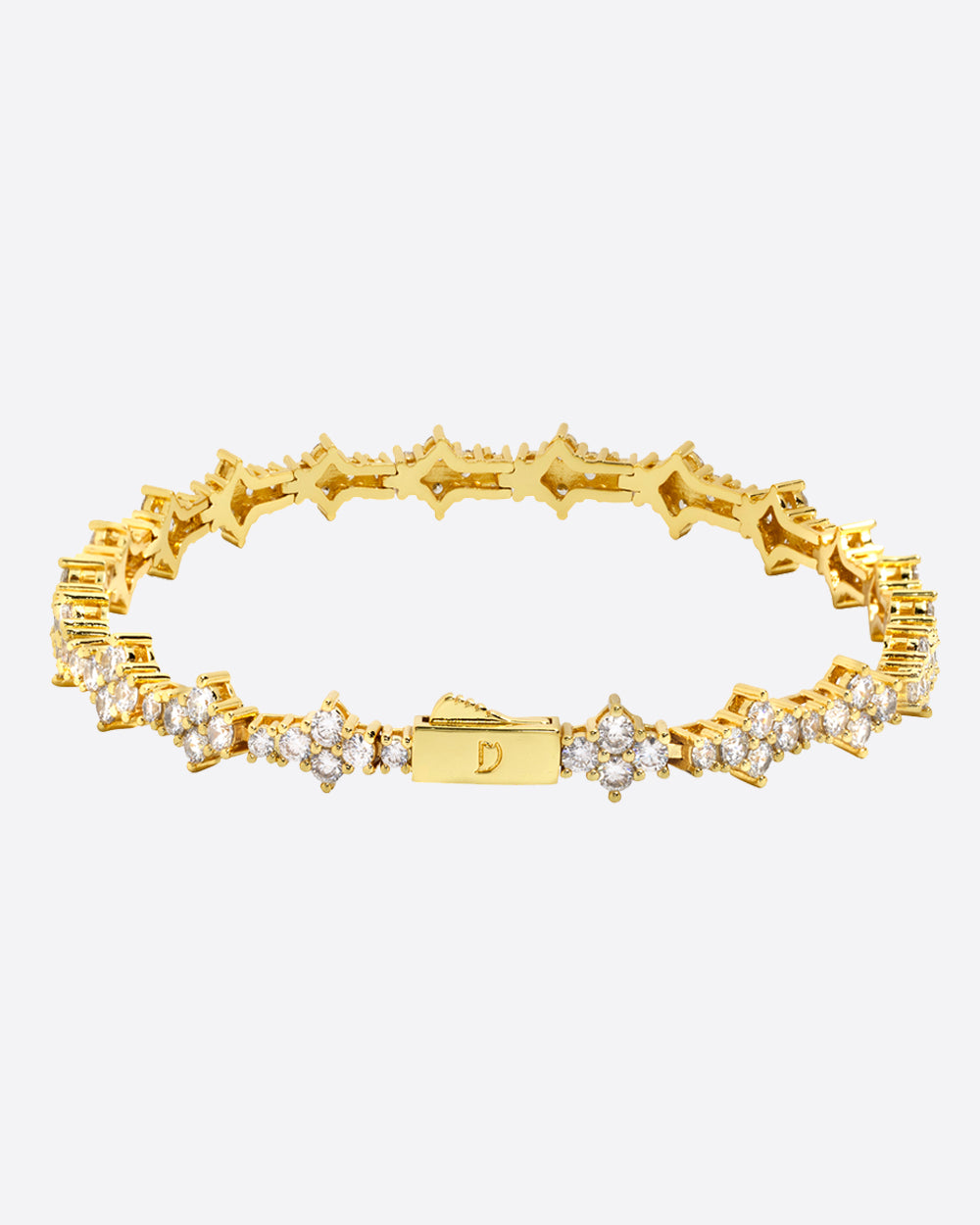HONEYCOMB BRACELET. - 3MM 18K GOLD