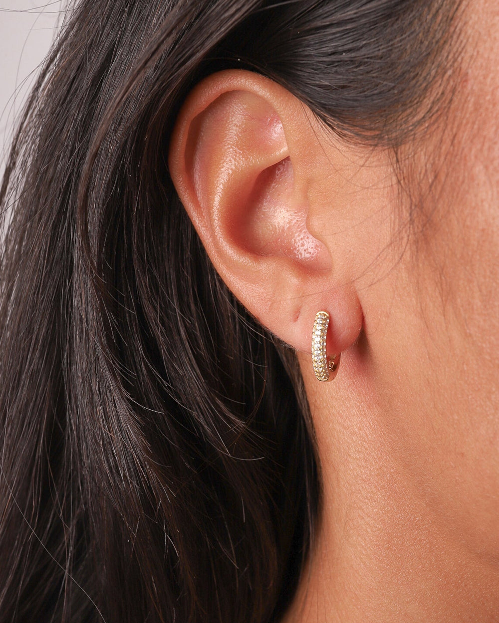 HOOPS 925. - 18K GOLD