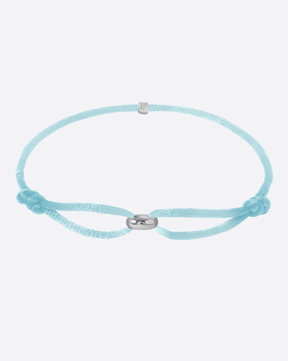 MINIMAL CORD BRACELET 925. - WHITE GOLD