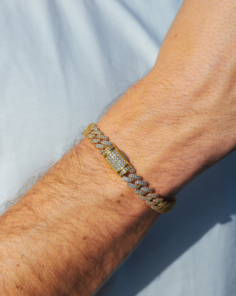 PRONG BRACELET. - 9MM 18K GOLD