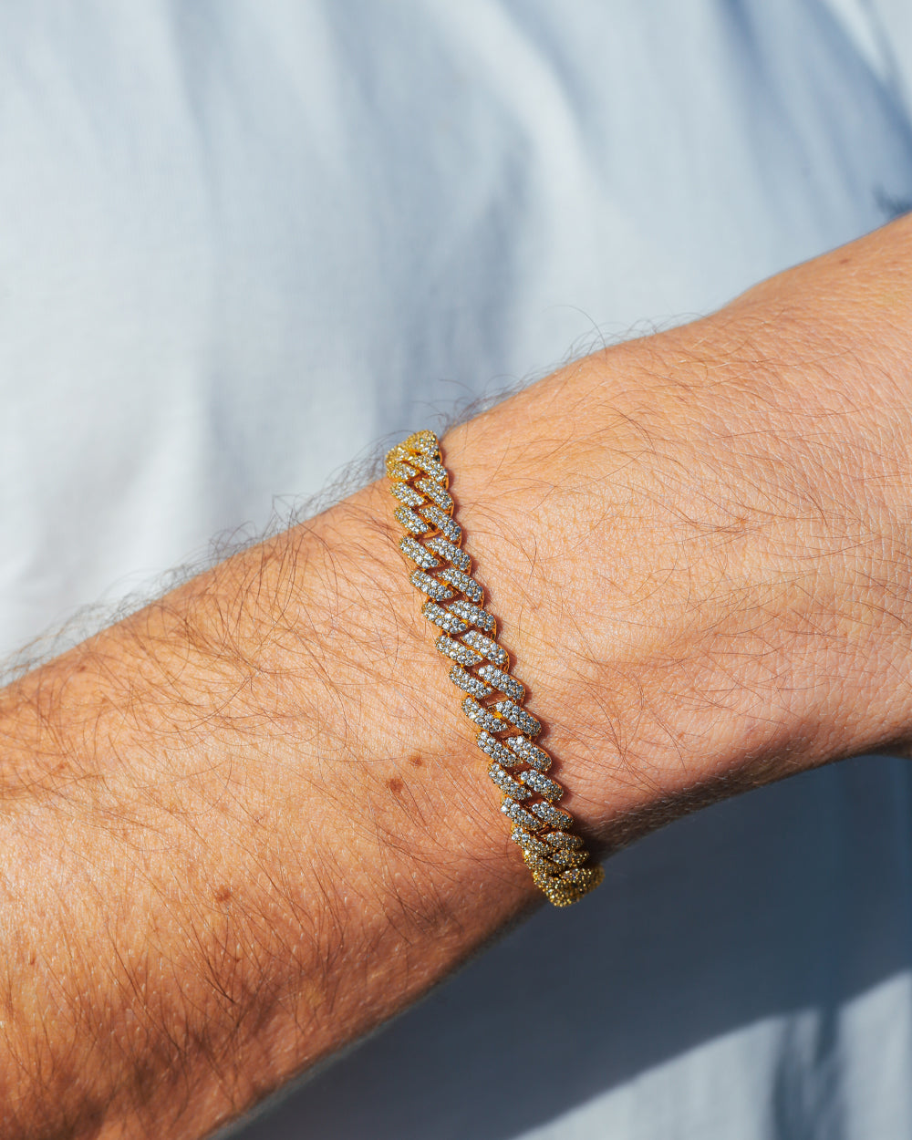PRONG BRACELET. - 9MM 18K GOLD
