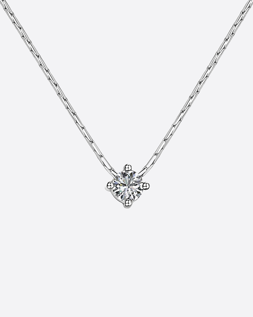PURITY NECKLACE 925. - WHITE GOLD