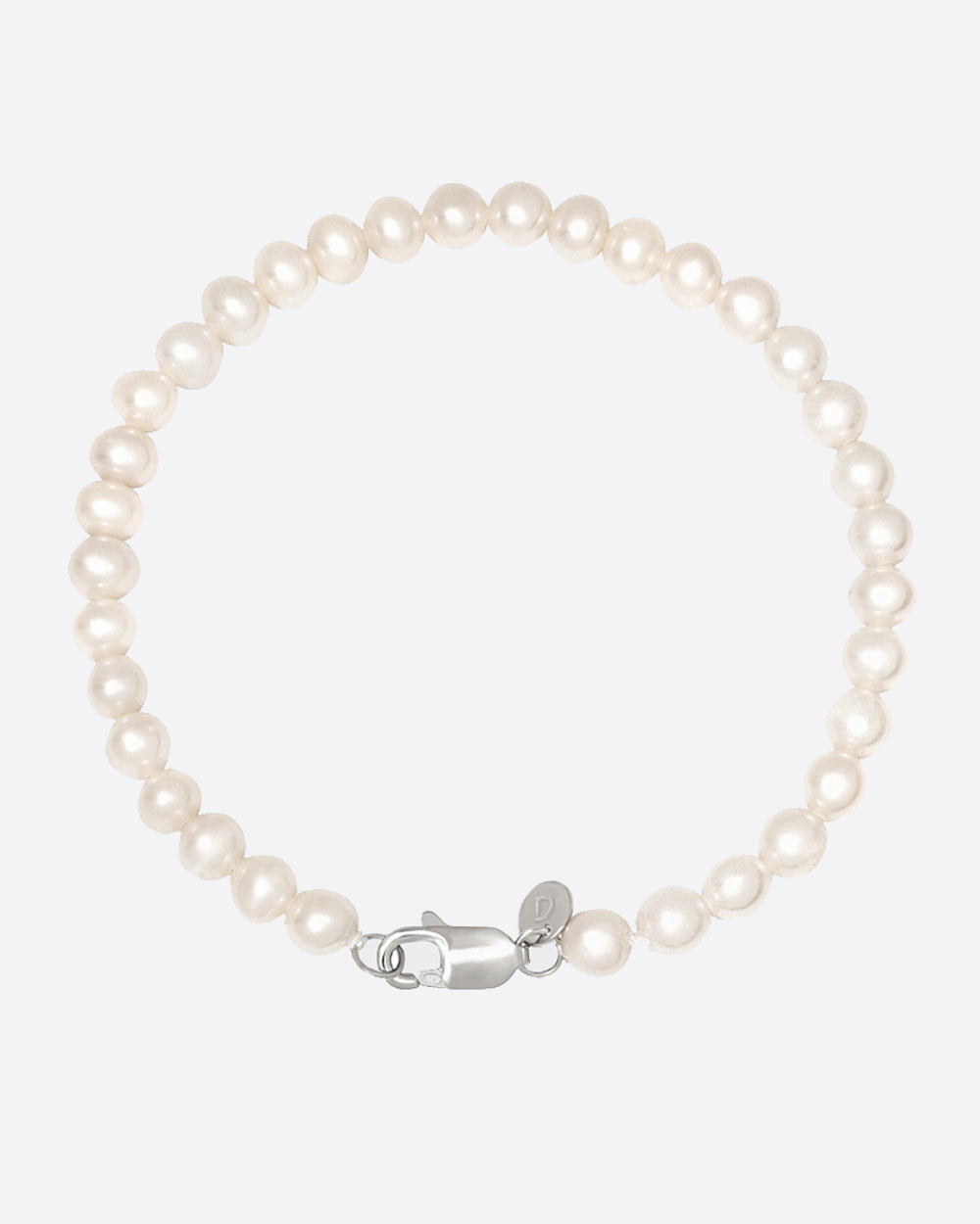 WATERPEARLS BRACELET. - 5MM 925 STERLING SILVER