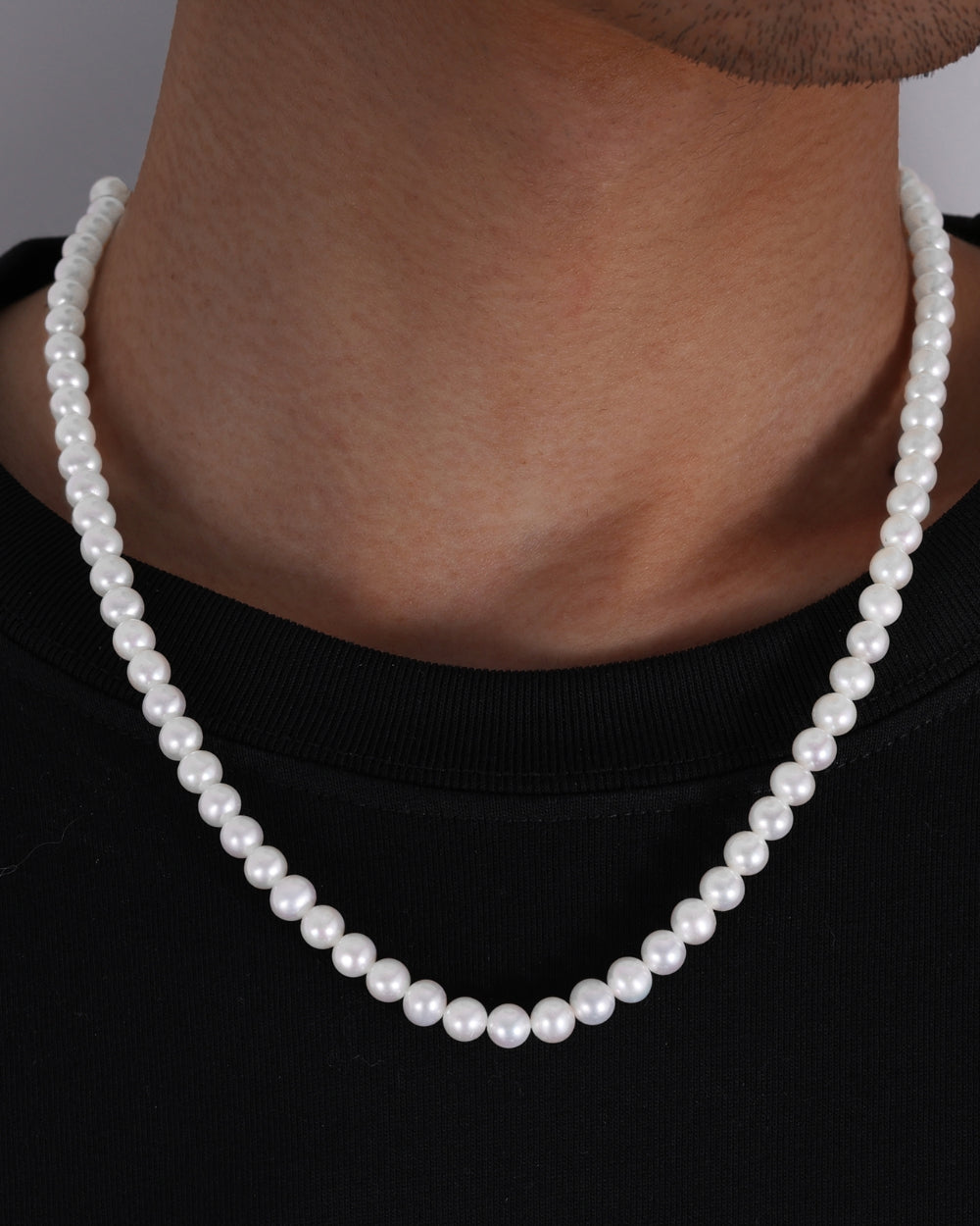 WATERPEARLS CHAIN. - 5MM 925 STERLING SILVER
