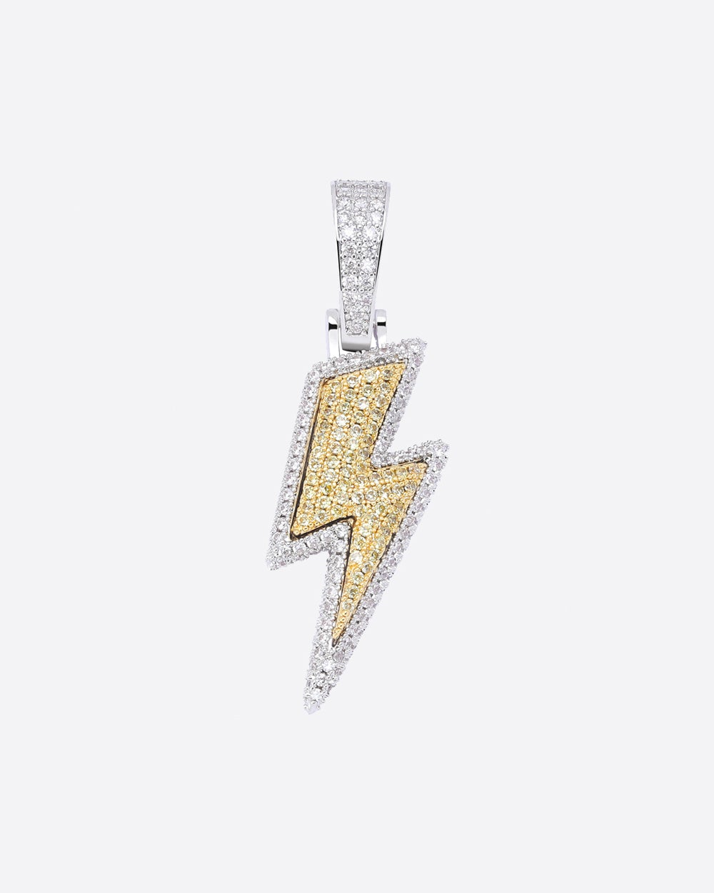 BLITZ PIECE PENDANT. - WHITE GOLD