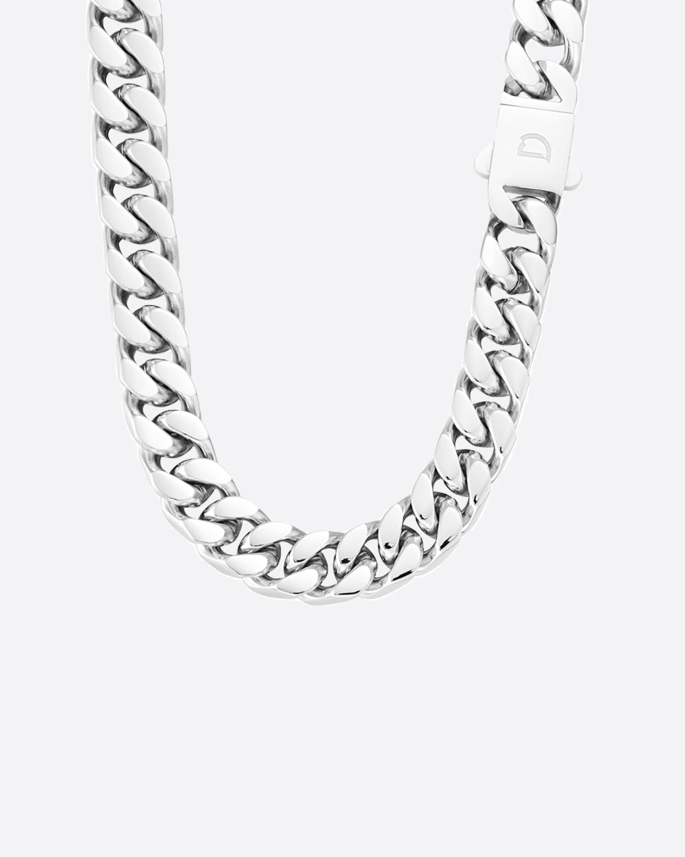 CLEAN BOXED CUBANA CHAIN. - 11MM WHITE GOLD