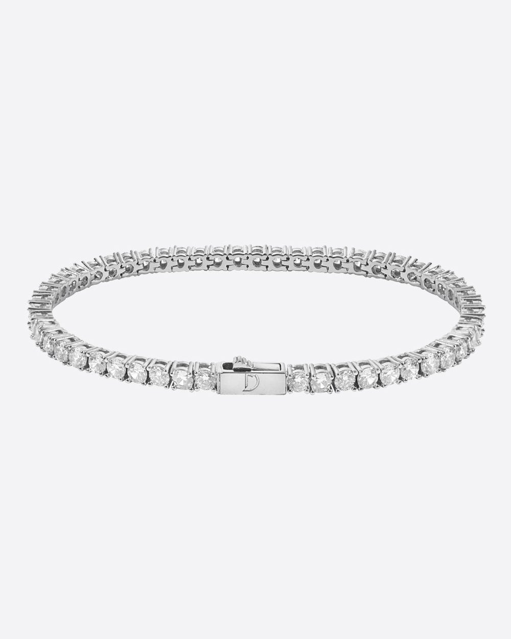 TENNISBOY. - 3MM WHITE GOLD