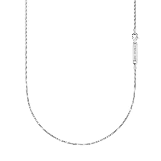 FRANCOKETTE 925 SILBER RHODINIERT 1,60MM