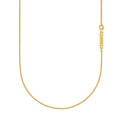 FRANCOKETTE 925 SILBER 18 KARAT VERGOLDET 1,60MM