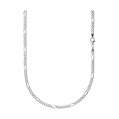 FIGAROKETTE 925 SILBER RHODINIERT 3,40MM