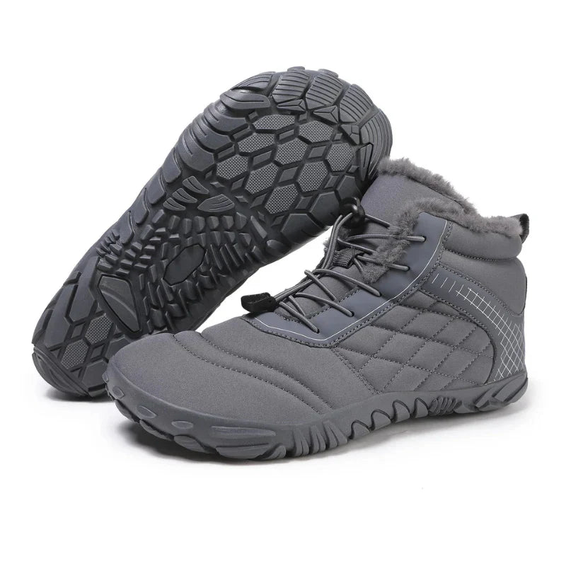 Cryon Step - Gefütterte Anti-Rutsch & Wasserdichte Winter Barfuss Schuhe (UNISEX)