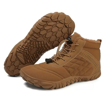 Cryon Step - Gefütterte Anti-Rutsch & Wasserdichte Winter Barfuss Schuhe (UNISEX)
