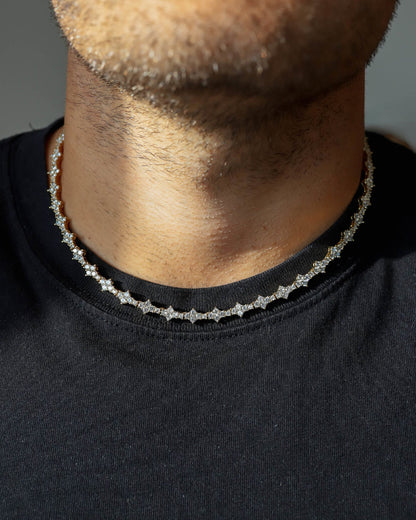 HONEYCOMB CHAIN. - 3MM 18K GOLD