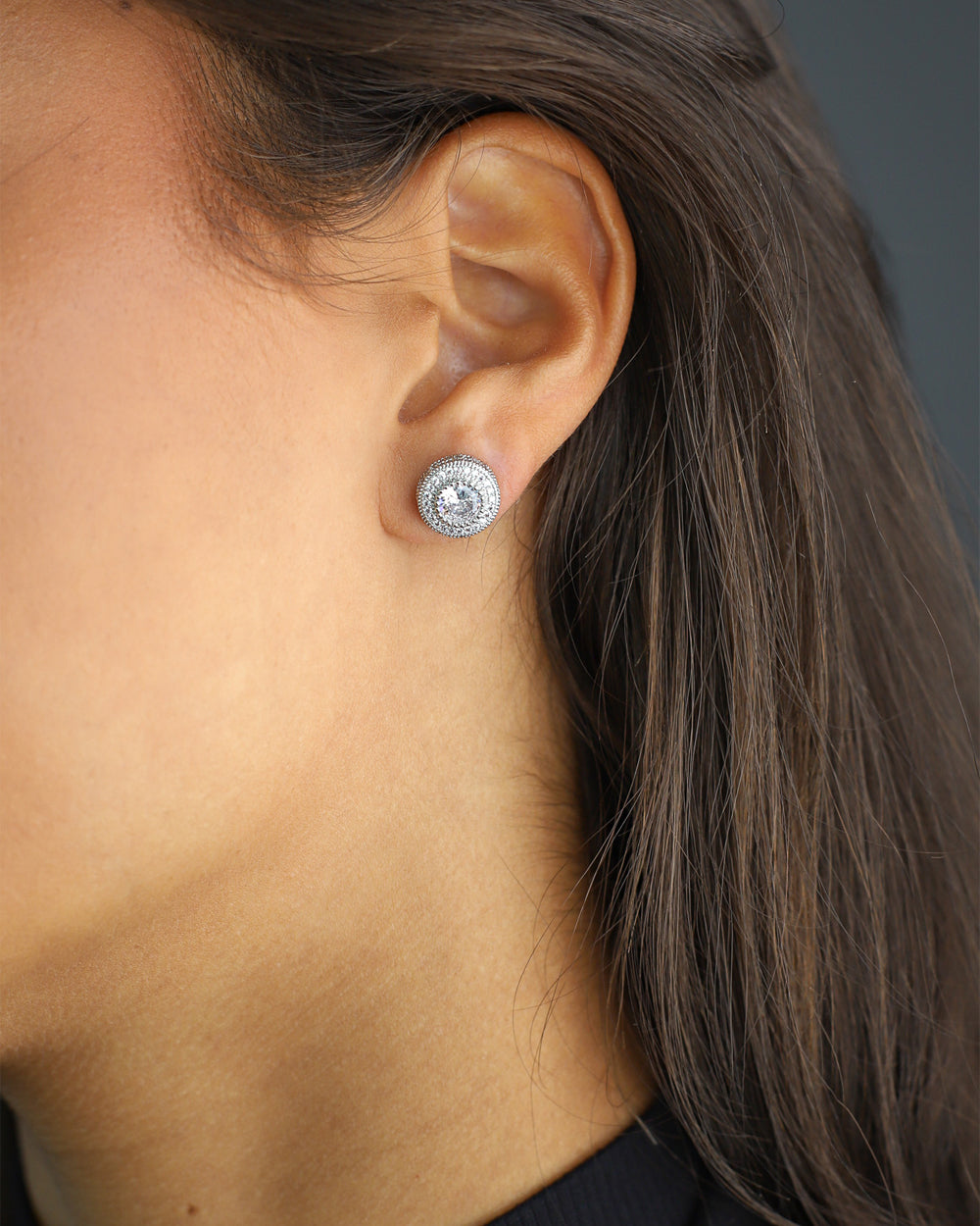 POPPIN STUDS 925. - WHITE GOLD