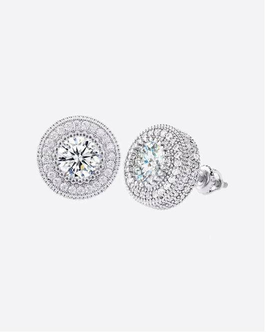 POPPIN STUDS 925. - WHITE GOLD