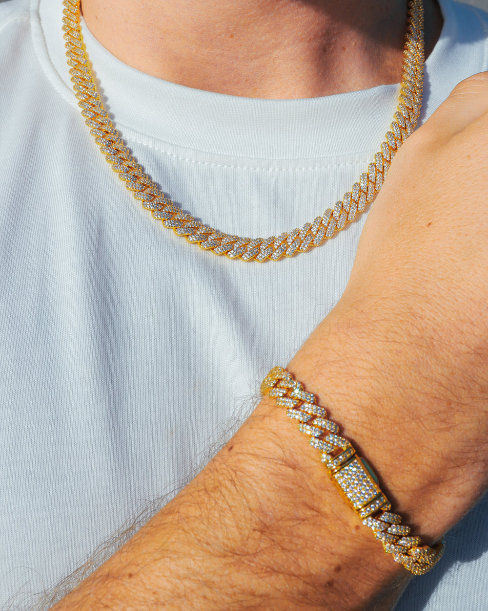 PRONG BRACELET. - 9MM 18K GOLD