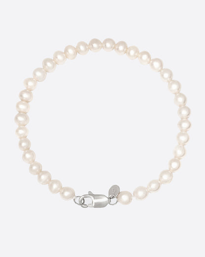 WATERPEARLS BRACELET. - 5MM 925 STERLING SILVER