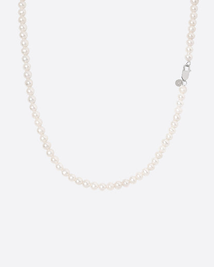 WATERPEARLS CHAIN. - 5MM 925 STERLING SILVER