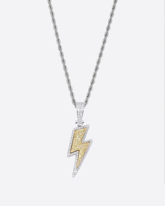 BLITZ PIECE PENDANT. - WHITE GOLD