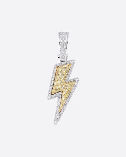 BLITZ PIECE PENDANT. - WHITE GOLD