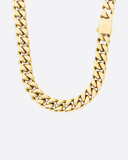 CLEAN BOXED CUBANA CHAIN. - 11MM 18K GOLD