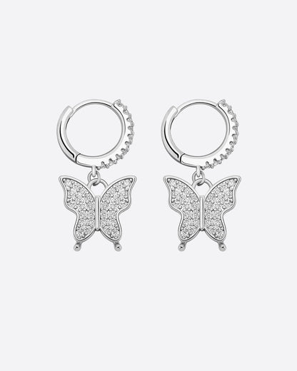 BUTTERFLIES. - WHITE GOLD