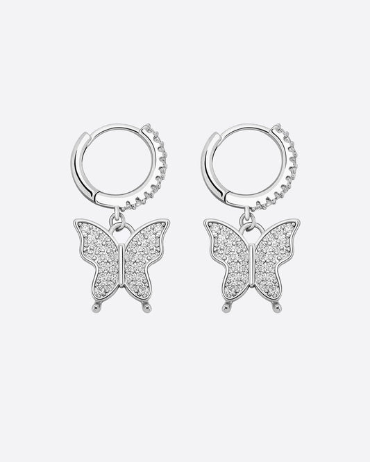 BUTTERFLIES. - WHITE GOLD