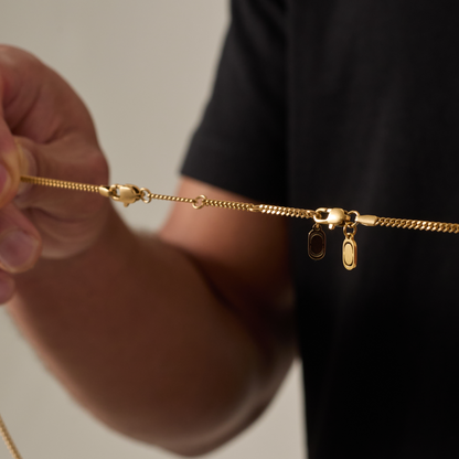 Kettenverlängerung 7,5 cm – Gold