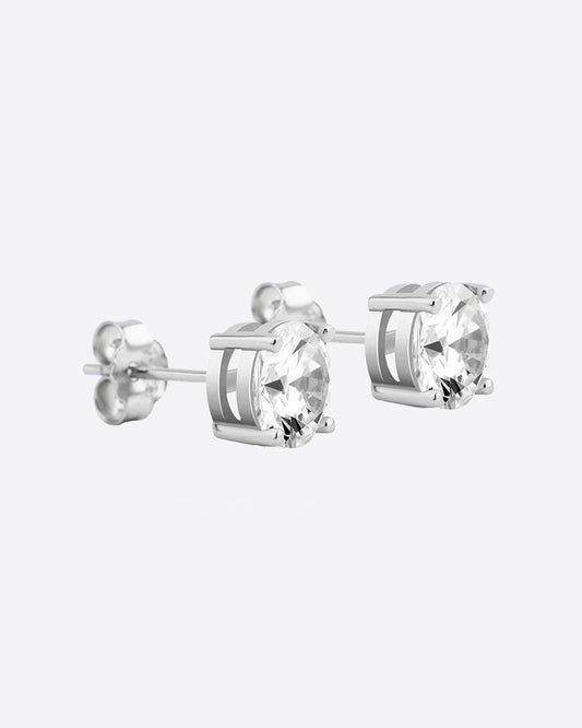 DRIP STUDS 925. - WHITE GOLD