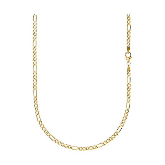 FIGAROKETTE 925 SILBER 18 KARAT VERGOLDET 3,40MM