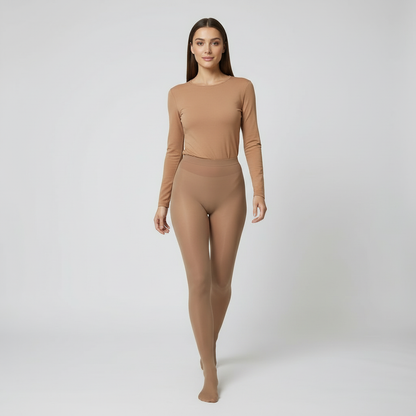 InvisiPro | Thermo-Strumpfhose | 2024 Version | bis zu den Füssen