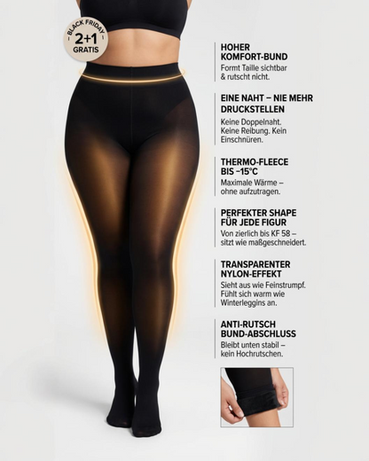 InvisiPro | Thermo-Strumpfhose | Leggings Version | Upgrade 2025