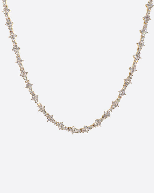 HONEYCOMB CHAIN. - 3MM 18K GOLD