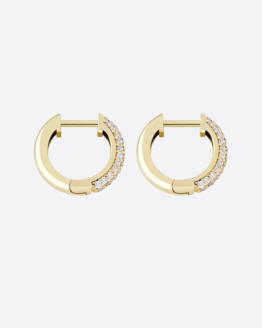 HOOPS 925. - 18K GOLD