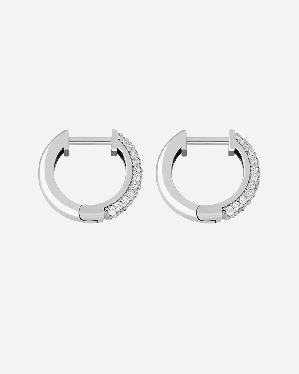 HOOPS 925. - WHITE GOLD