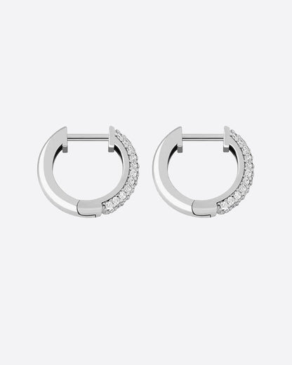 HOOPS 925. - WHITE GOLD