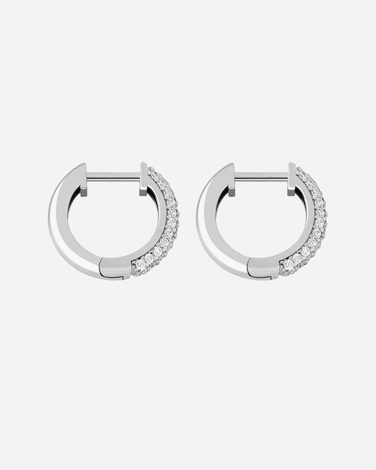 HOOPS 925. - WHITE GOLD