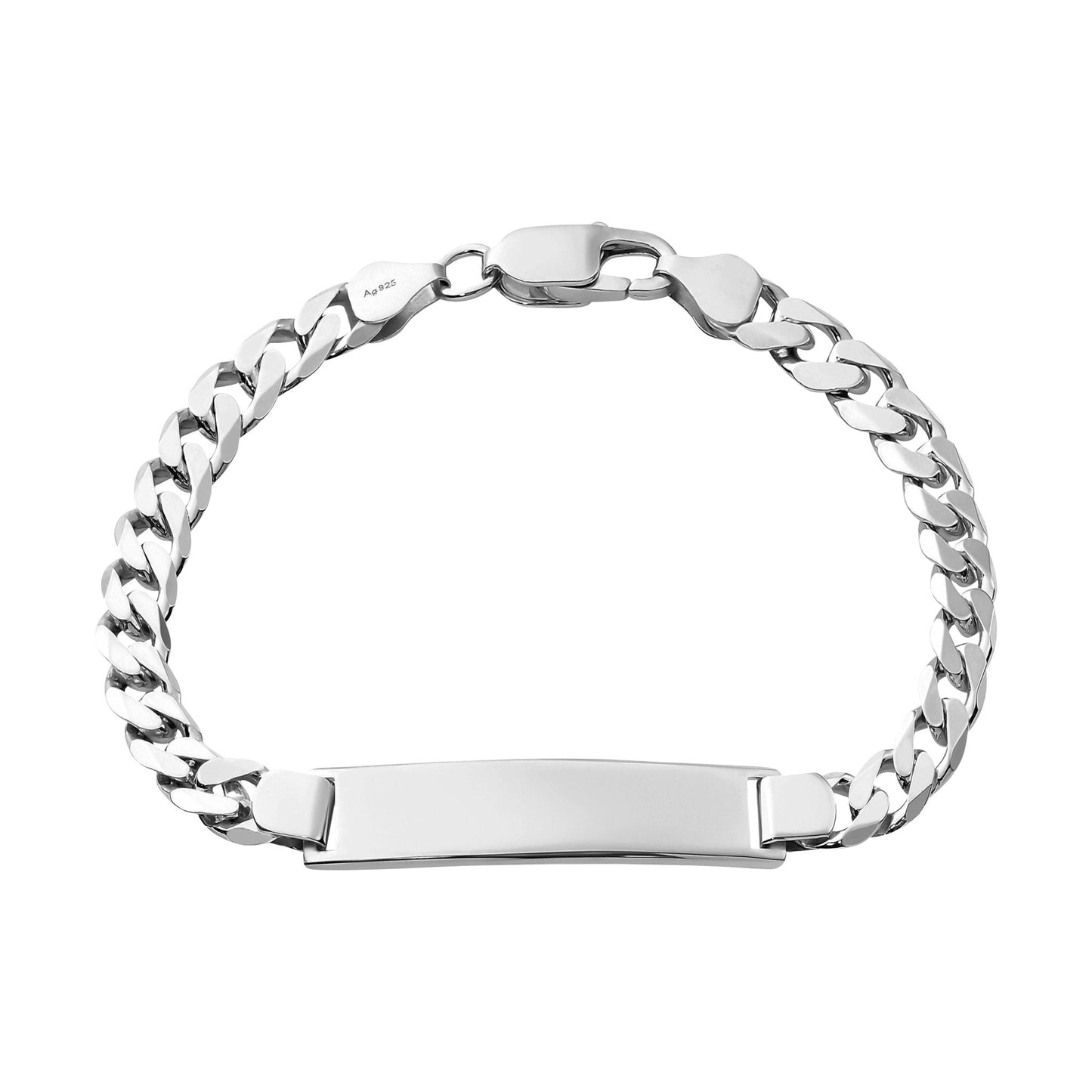 ID-ARMBAND PANZER 925 SILBER RHODINIERT