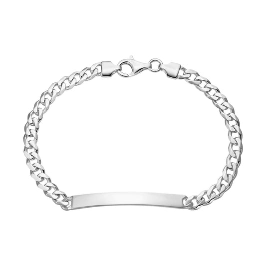 ID-ARMBAND PANZER KUBANISCH 925 SILBER RHODINIERT
